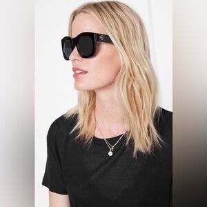 Anine Bing Larchmont Sunglasses - Black